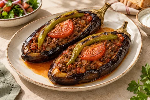 Karnıyarık — servis edilmiş yemek