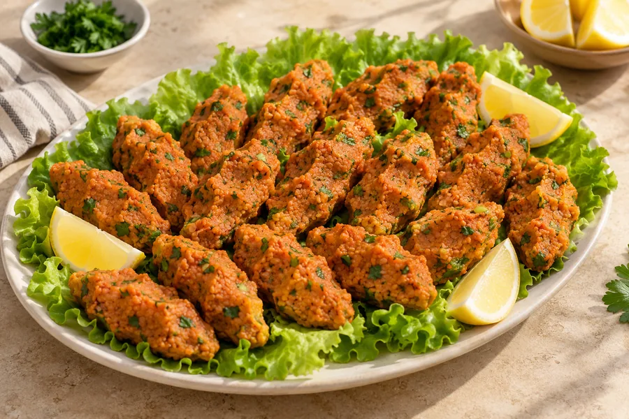 Mercimek Köftesi — servis önerisi