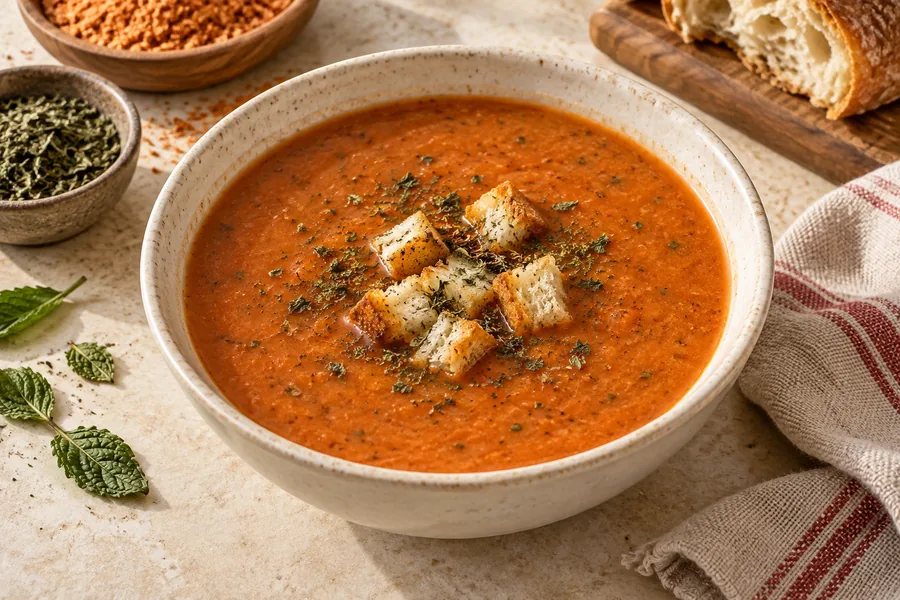 Tarhana Çorbası — servis önerisi